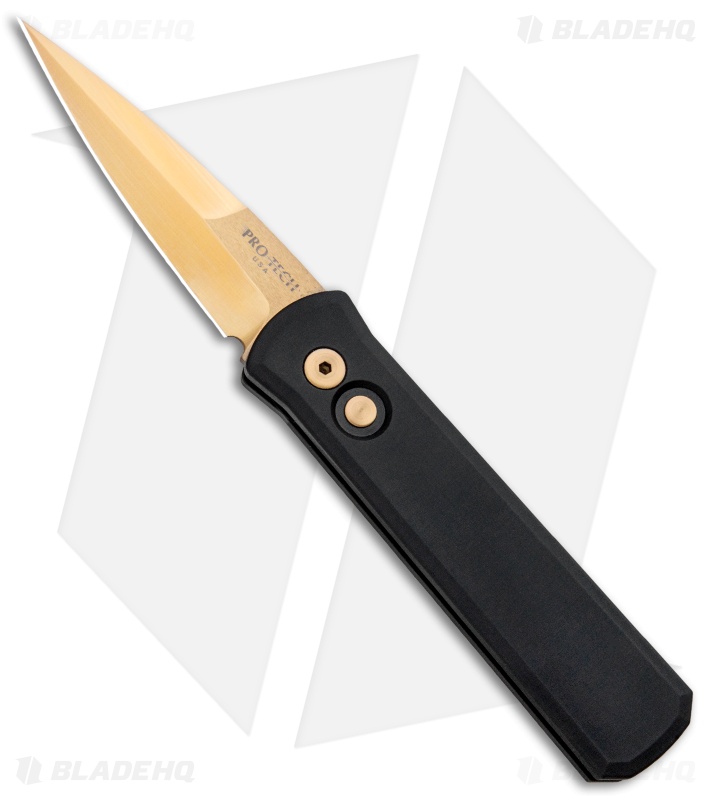 Pro-Tech Godfather Automatic Knife Black (4" Copper)