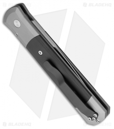 Pro-Tech Godfather Automatic Knife Gray/Black G-10 (4" Satin) 900