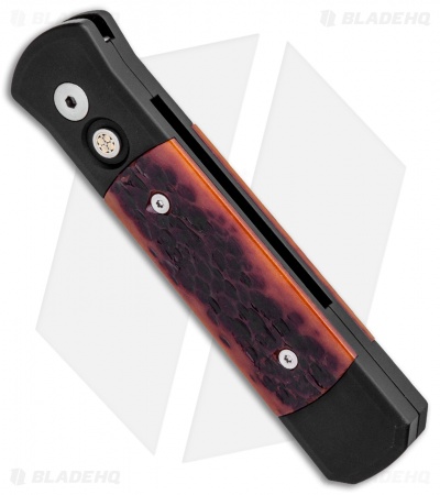 Pro-Tech Godson Automatic Knife Amber Jigged Bone (3.15" Satin) 761