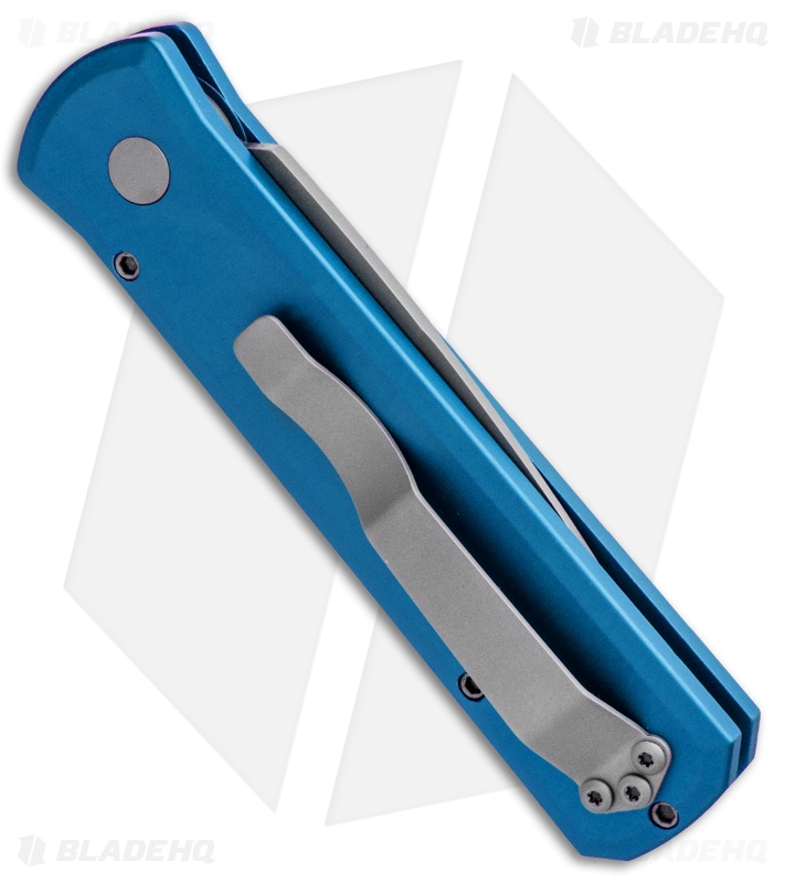 Pro-Tech Godson Blue Automatic Knife (3.15" Bead Blast)