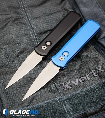 Pro-Tech Godson Blue Automatic Knife (3.15" Bead Blast)