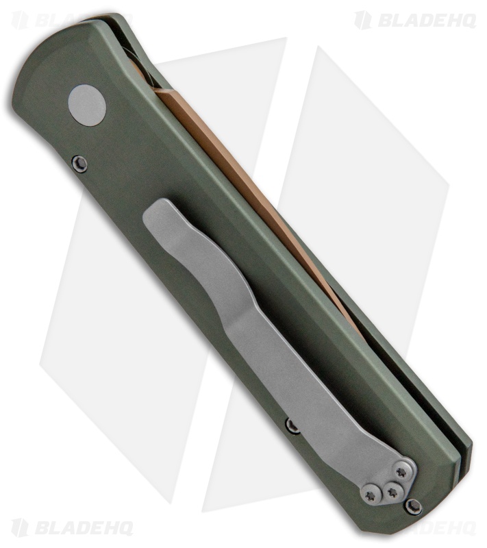 Pro-Tech Godson Desert Warrior Automatic Knife OD Green (3.15" Copper) 721DW