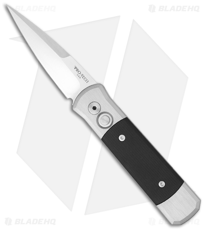 Pro-Tech Godson Automatic Knife Gray/Black G-10 (3.15" Satin) 700