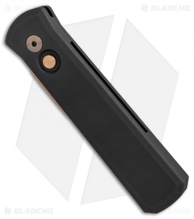 Pro-Tech Godson Automatic Knife Black (3.15" Copper Rose) 721 CR