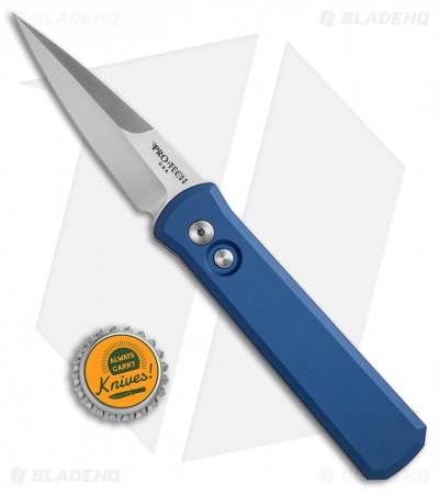Pro-Tech Godson Automatic Knife Blue (3.15" Satin) 