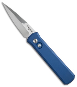 Pro-Tech Godson Automatic Knife Blue (3.15" Satin) 