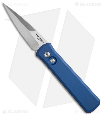 Pro-Tech Godson Automatic Knife Blue (3.15" Satin) 