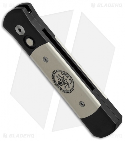 Pro-Tech Godson Chris Kyle Custom Tuxedo Automatic Knife (3.15" Satin)