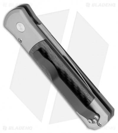 Pro-Tech Godson Automatic Knife Gray/Carbon Fiber (3.2" Satin) 700CF