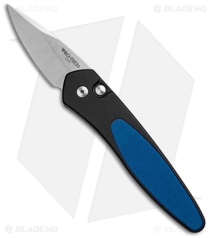 Pro-Tech Half-Breed Automatic Knife Blue G-10 (1.95" Stonewash) 3640-BLU