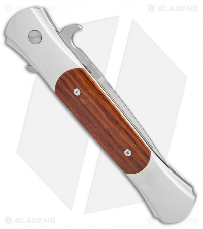 Pro-Tech Large Don Silver Automatic Knife Cocobolo (4.5" Satin) 1908-C