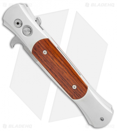 Pro-Tech Large Don Silver Automatic Knife Cocobolo (4.5" Satin) 1908-C