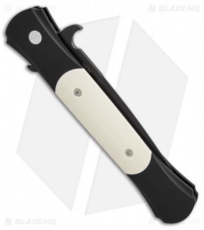 Pro-Tech Large Don Tuxedo Automatic Knife Ivory Micarta (4.5" Black) 1952