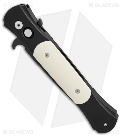 Pro-Tech Large Don Tuxedo Automatic Knife Ivory Micarta (4.5" Black) 1952