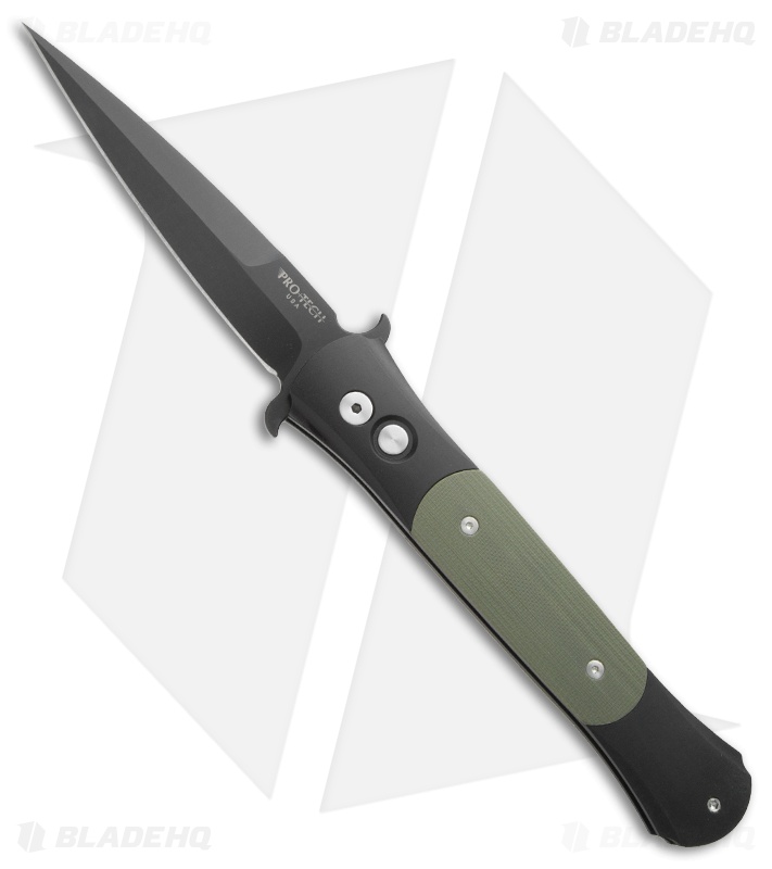 Pro-Tech  Large Don Automatic Knife Green G-10 (4.5" Black) 1939