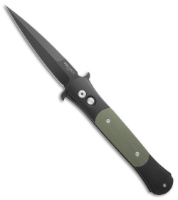 Pro-Tech  Large Don Automatic Knife Green G-10 (4.5" Black) 1939