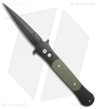 Pro-Tech  Large Don Automatic Knife Green G-10 (4.5" Black) 1939