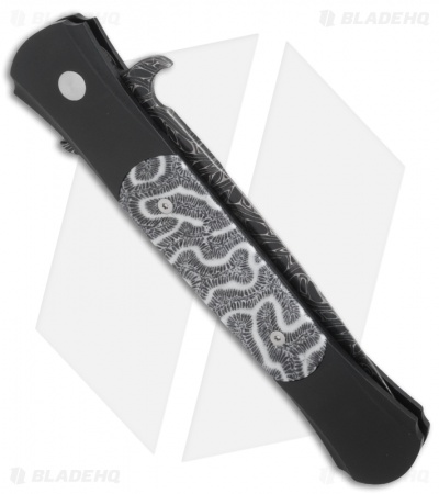 Pro-Tech Large Don Automatic Knife Brain Coral (4.5" Damascus) 1950-BC