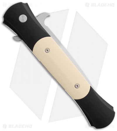 Pro-Tech Large Don "Tuxedo" Automatic Knife Ivory Micarta (4.5" Satin) 1951