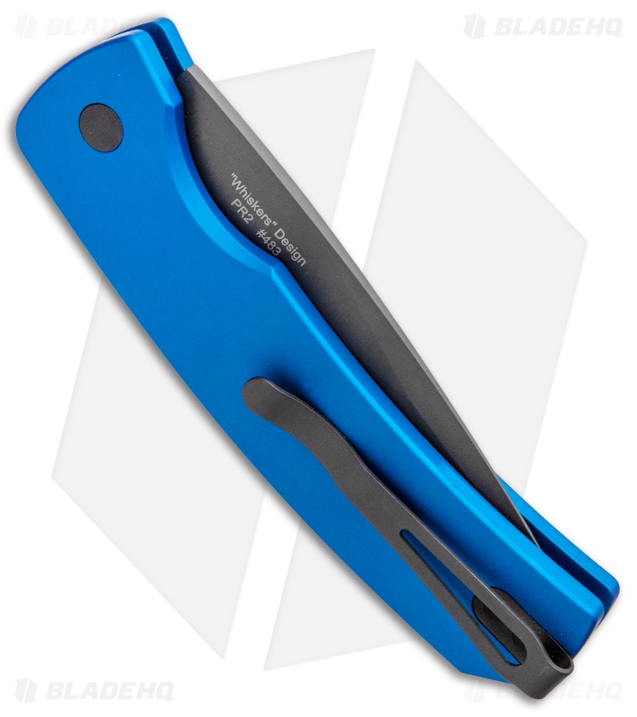 Pro-Tech Magic 2 "Whiskers" Automatic Knife Tactical Blue (3.75" Black)