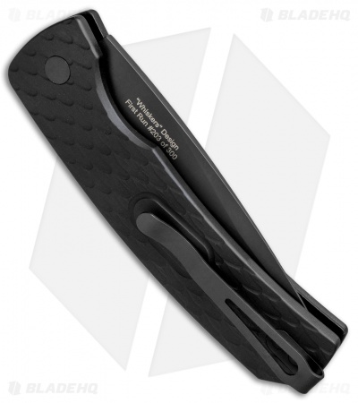 Pro-Tech Magic 2 "Whiskers" Automatic Knife Feather Texture (3.75" Black) M2607