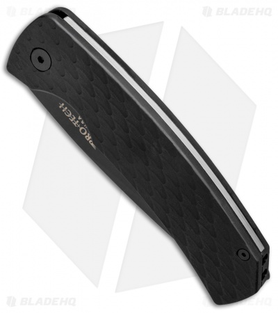 Pro-Tech Magic 2 "Whiskers" Automatic Knife Feather Texture (3.75" Black) M2607