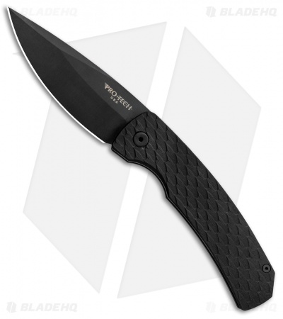 Pro-Tech Magic 2 "Whiskers" Automatic Knife Feather Texture (3.75" Black) M2607