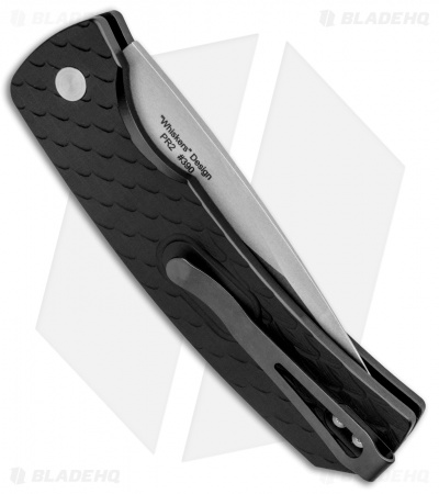 Pro-Tech Magic 2 "Whiskers" Automatic Knife Feather Texture (3.75" Stonewash)
