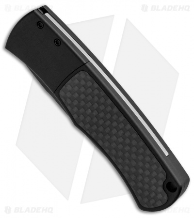 Pro-Tech Magic BR-1 "Whiskers" Automatic Smooth/Carbon Fiber (3.125" Black)