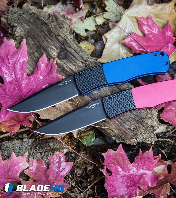 Pro-Tech Magic "Whiskers" Automatic Knife Red (3.125" Black) BR-1.7