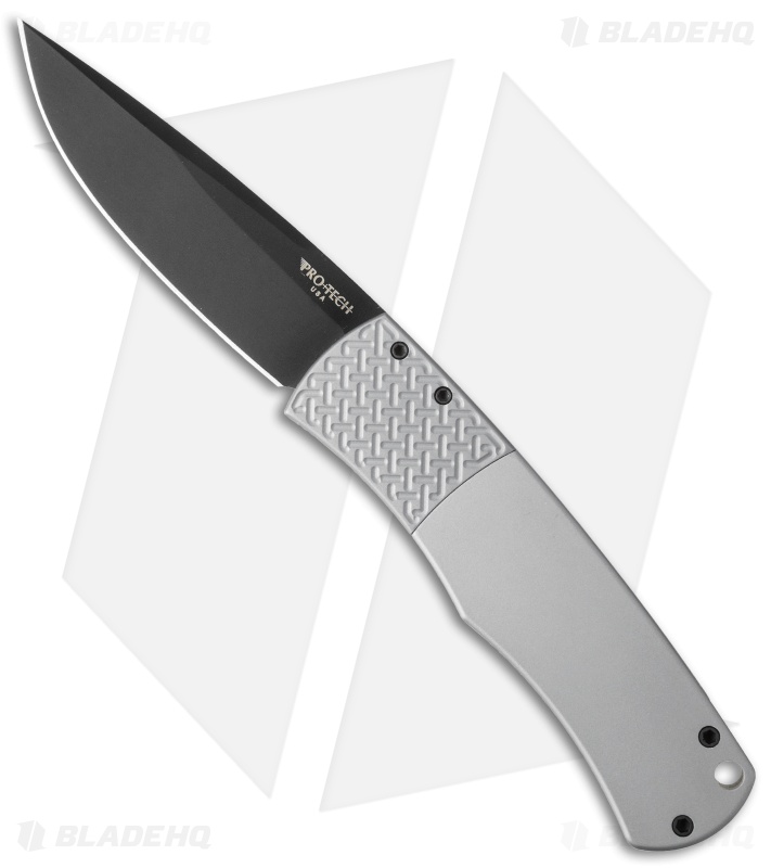 Pro-Tech Magic BR-1 "Whiskers" Automatic Knife Gray (3.125" Black) BR-1.11