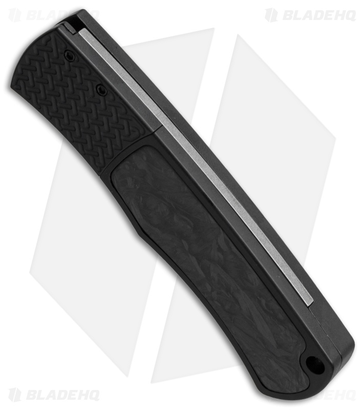 Pro-Tech Magic BR-1 "Whiskers" Automatic Knife Marbled CF (3.125" Black)