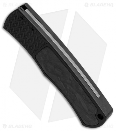 Pro-Tech Magic BR-1 "Whiskers" Automatic Knife Marbled CF (3.125" Black)