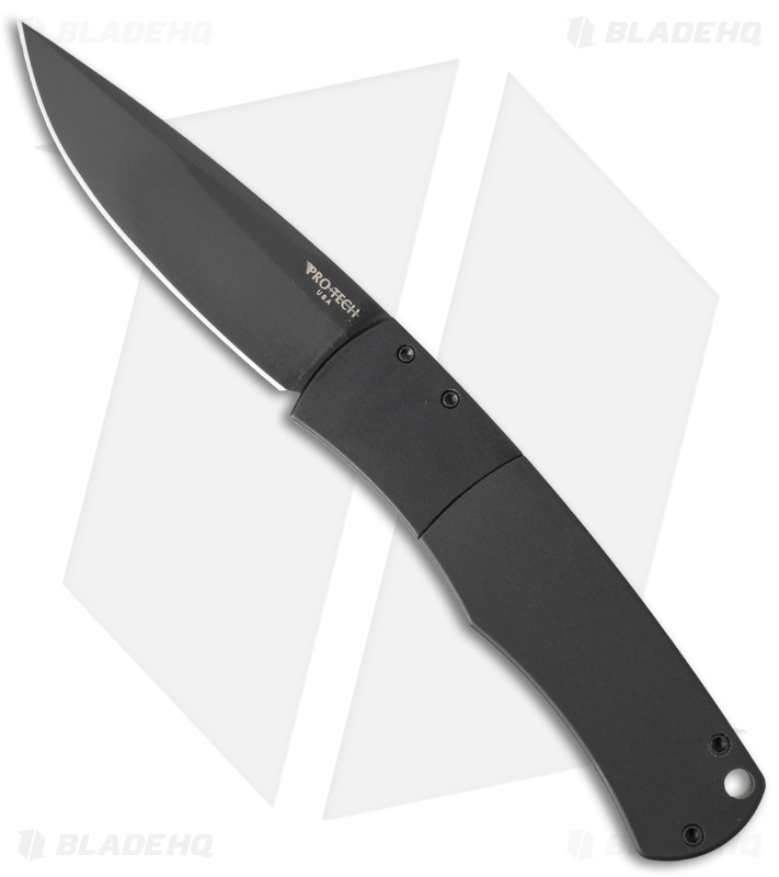 Pro-Tech Magic BR-1 "Whiskers" Automatic Knife Smooth (3.125" Black) BR-1.5