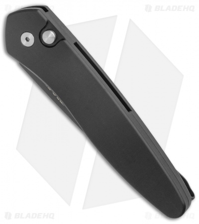 Pro-Tech Newport Tactical Automatic Knife Black Aluminum (3" Black) 