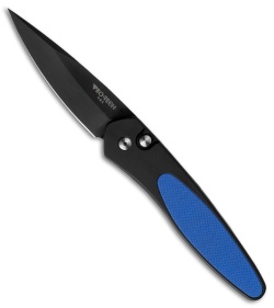 Pro-Tech Newport Automatic Knife Blue G-10 (3" Black) 3442