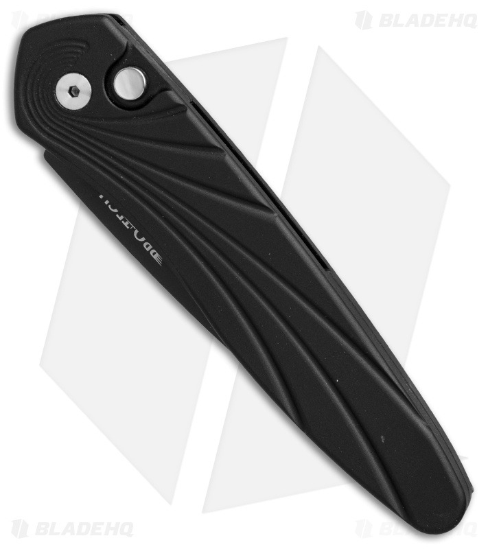 Pro-Tech Newport Automatic Knife Black 3D Wave (3" Black) 3437