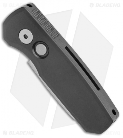 Pro-Tech Runt 5 Reverse Tanto Automatic Knife Black (1.9" Stonewash)