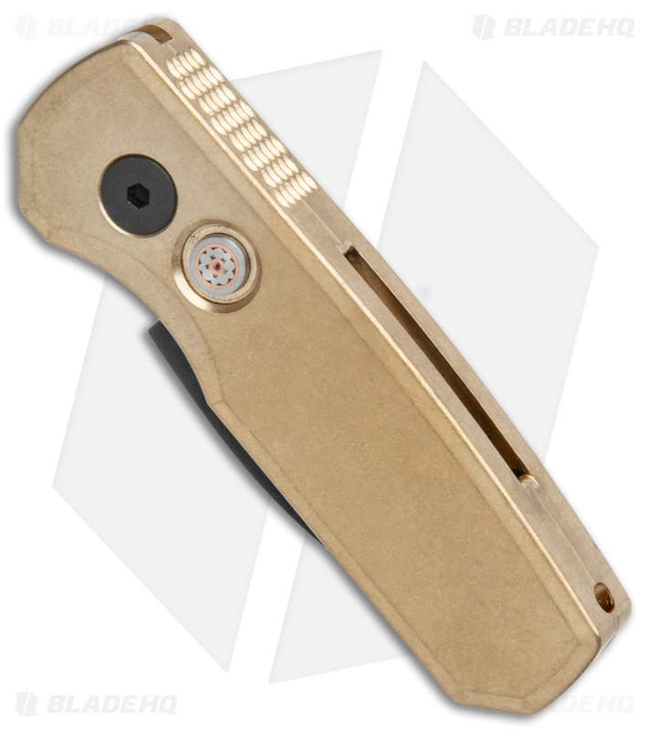 Pro-Tech Runt 5 Wharncliffe Knife Stonewashed Bronze (2" DLC Black)