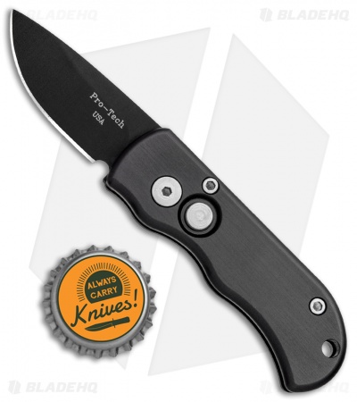 Pro-Tech Runt 105 Automatic Knife Black (1.94" Bead Blast) *Collection*