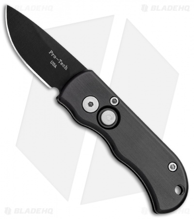 Pro-Tech Runt 105 Automatic Knife Black (1.94" Bead Blast) *Collection*