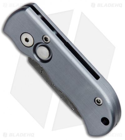 Pro-Tech Runt 105 Automatic Knife Blue (1.94" Damascus) *Collection*
