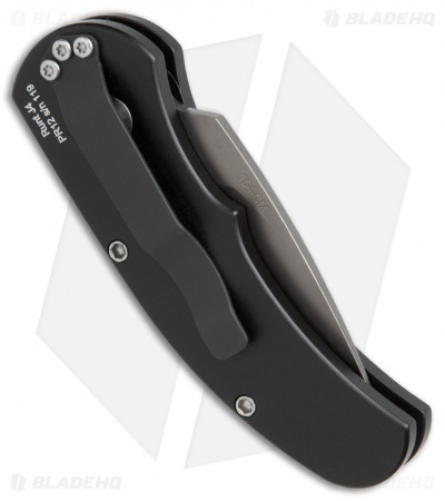 Pro-Tech Runt J4 Limited Automatic Knife Black w/ MOP Button (1.94" Gray DLC)