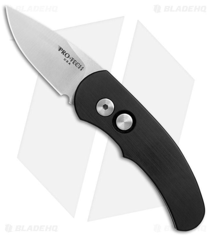 Pro-Tech Runt J4 Automatic Knife Black Handle (1.94" Satin) 4411