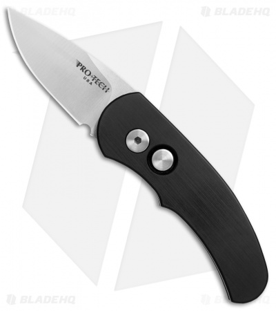 Pro-Tech Runt J4 Automatic Knife Black Handle (1.94" Satin) 4411