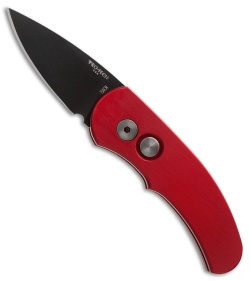 Pro-Tech Runt J4 Automatic Knife Red (1.94" Black) 4422