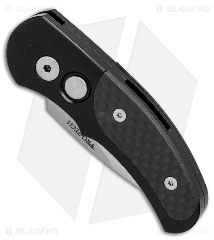Pro-Tech Runt J4 Automatic Knife Black / Carbon Fiber (1.94" Satin) 4404