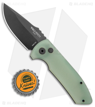 Pro-Tech Exclusive Les George SBR Automatic Knife Natural G-10 (2.6" Black)
