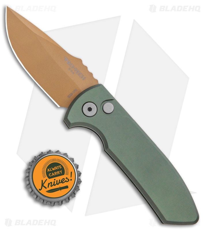 Pro-Tech SBR - Automatic Knife | Desert Warrior Smooth | Blade HQ