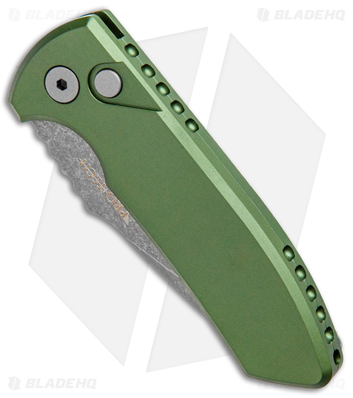 Pro-Tech Les George SBR - Automatic Switchblade Knife | OD Green +
